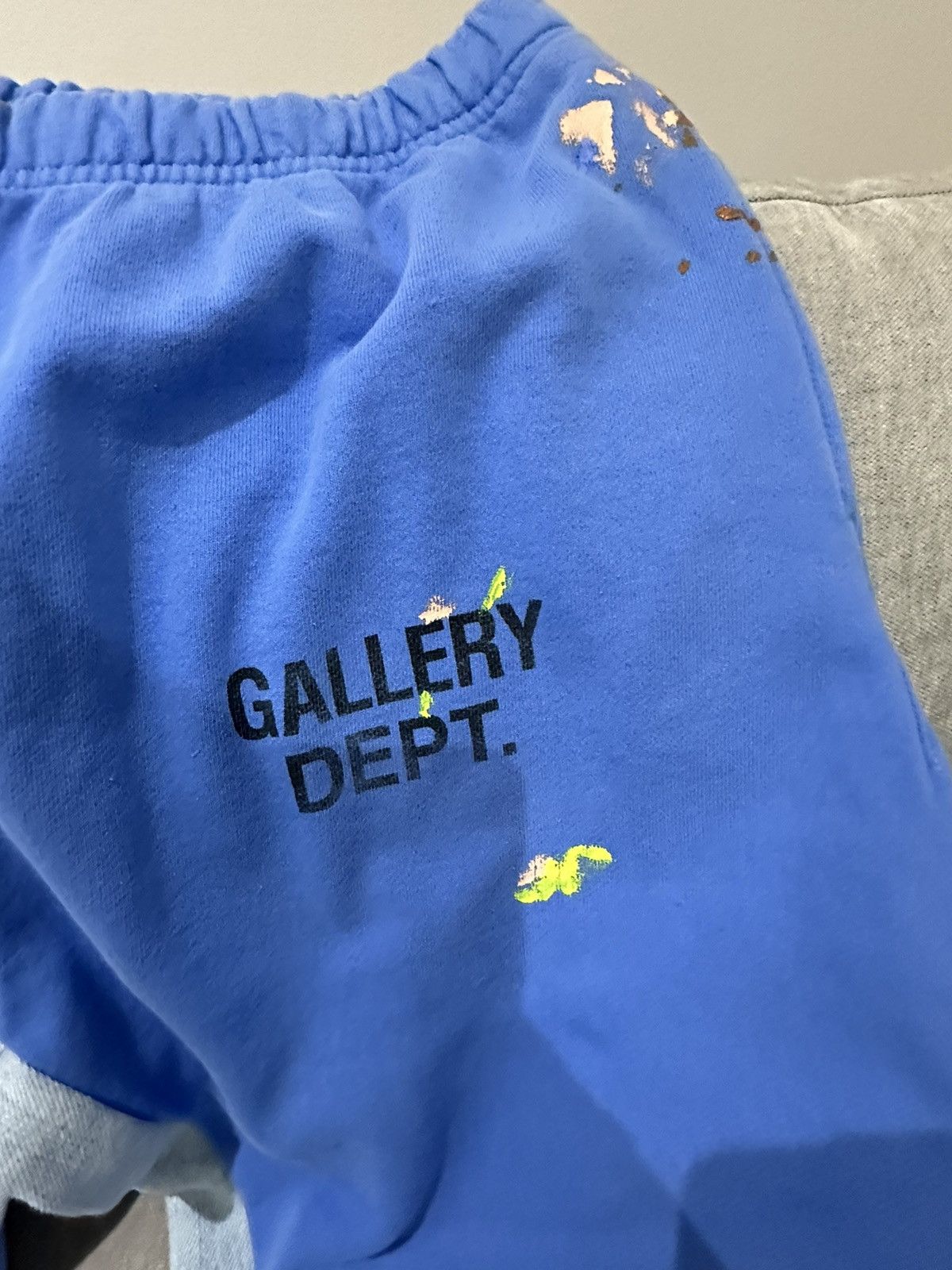 Gallery Dept. Gallery Department GD Logo Flare Sweatpants Royal Blue Size US 39 - 7 Thumbnail