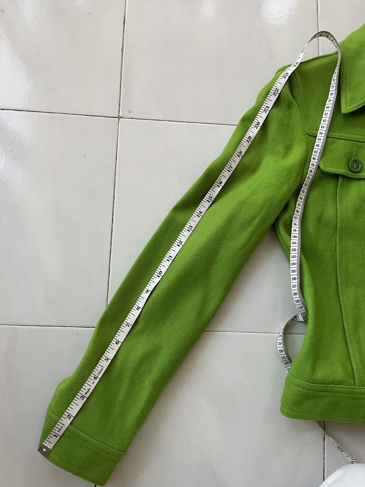 Dolce & Gabbana Dolce & Gabbana Green Neon Wool Jacket Size XS / US 0-2 / IT 36-38 - 14 Thumbnail