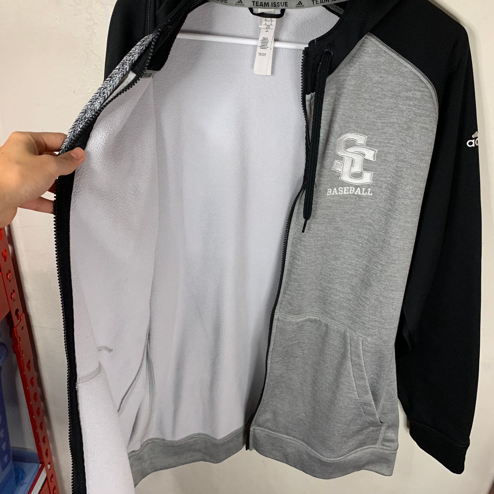 Adidas SC Baseball Adidas Men's Hoodie Size XL Long Sleeve Size US XL / EU 56 / 4 - 3 Thumbnail