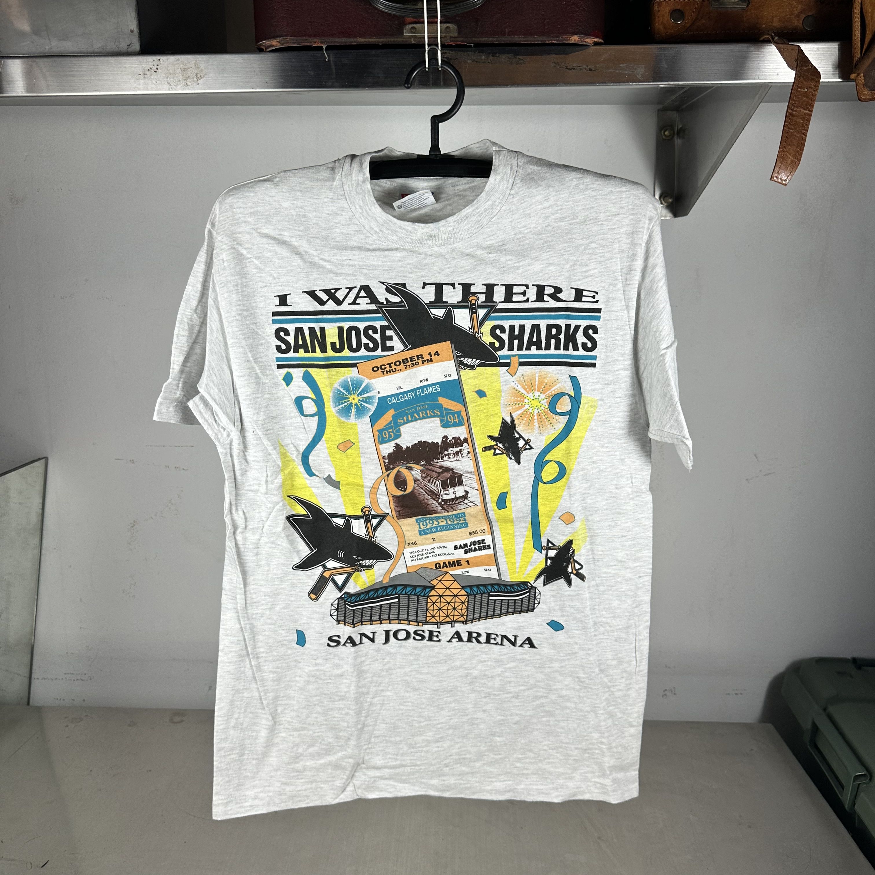 Vintage Vintage 1993 San Jose Sharks NHL I Was There T-shirt Size US M / EU 48-50 / 2 - 1 Thumbnail