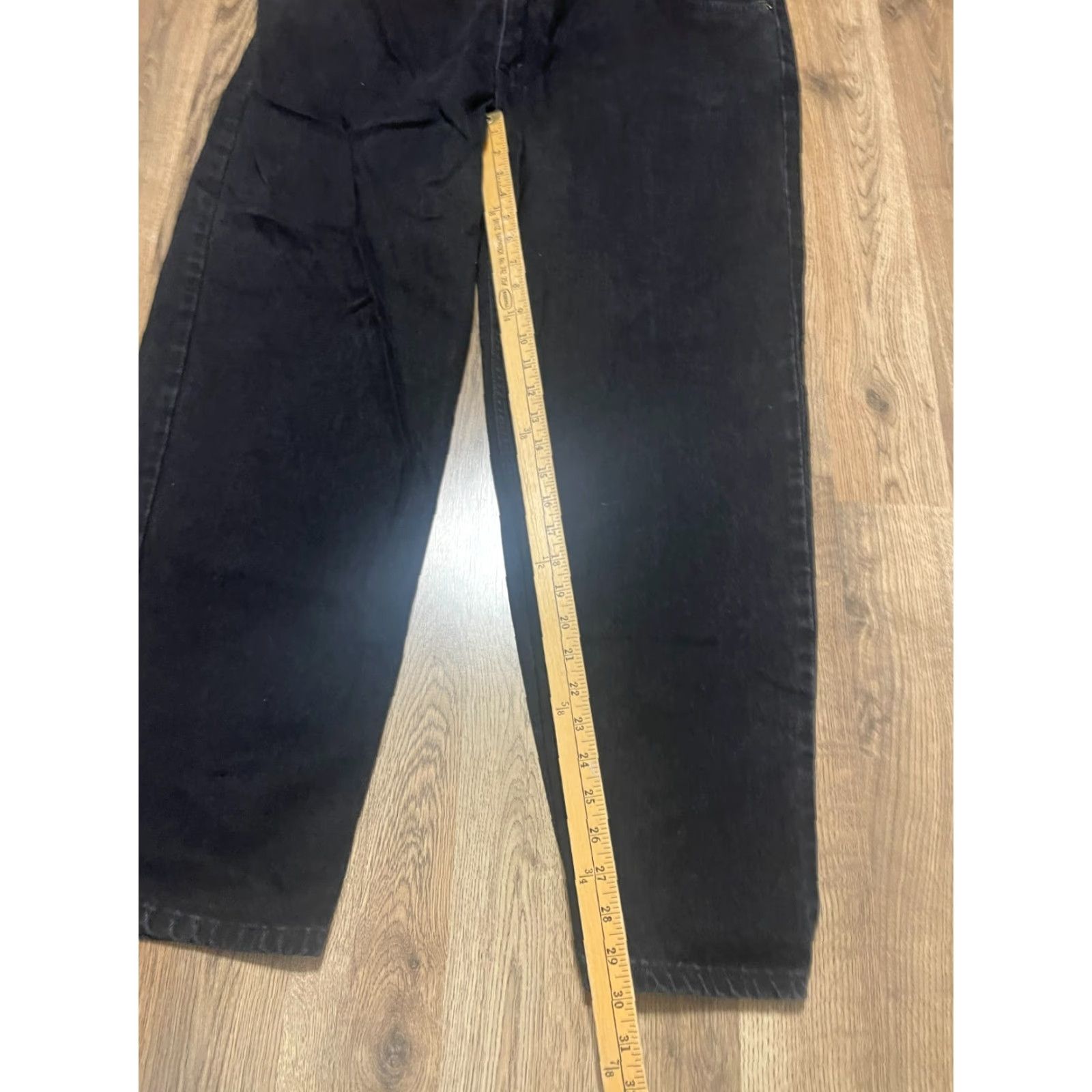 Vintage Brittania Jeans Men's 40x30 Black Straight Dark Wash Jeans Jeans Dark Wash Regular 40x30 Mens Straight Britania Size US 40 / EU 56 - 5 Thumbnail