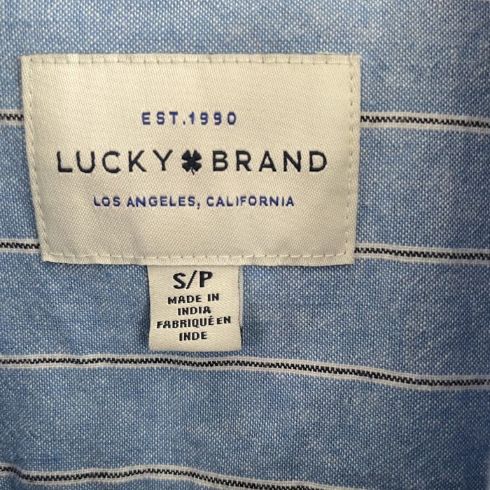 Lucky Brand Lucky Brand Shirt Men's Small Classic Fit True Indigo