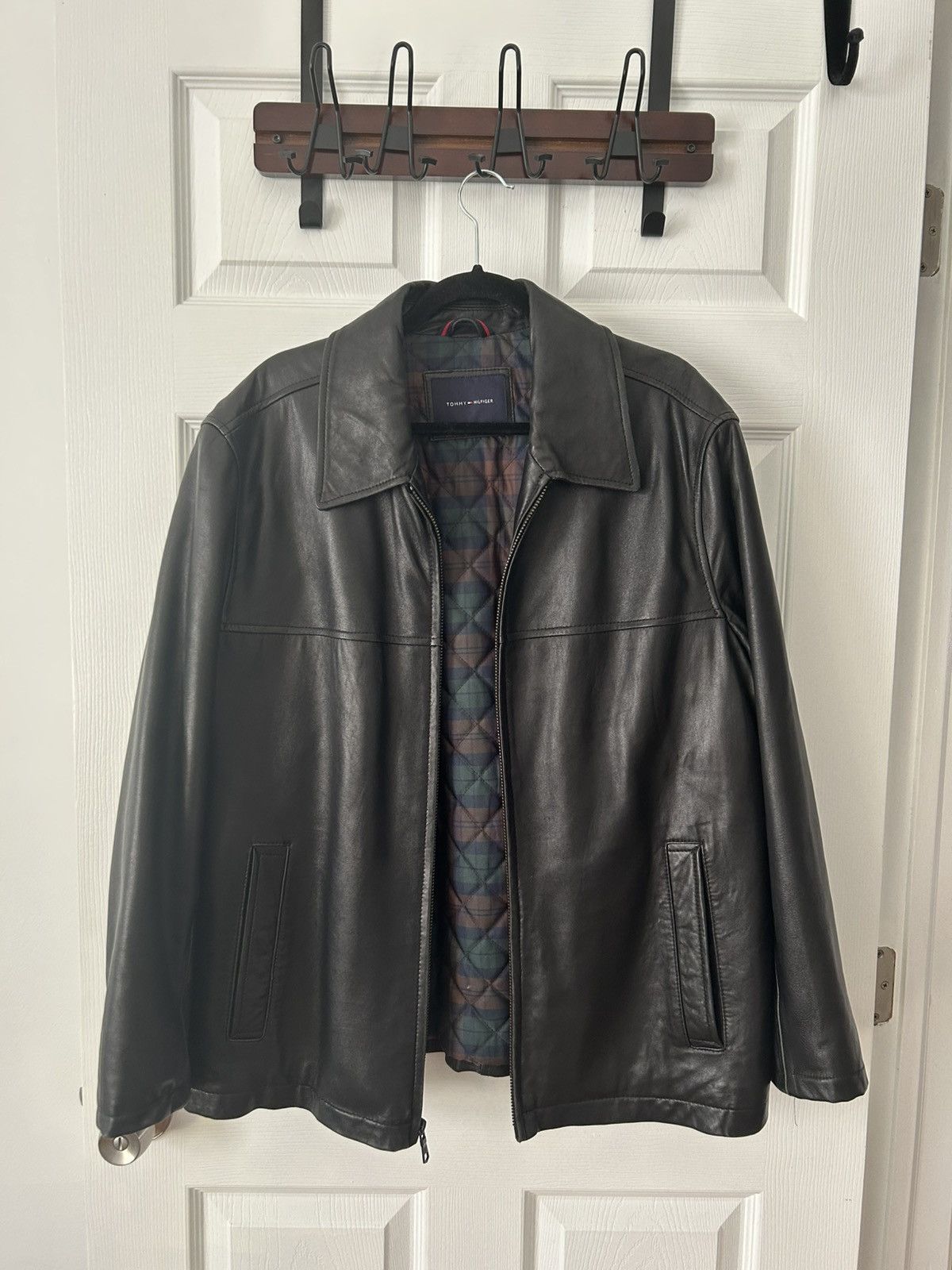Tommy Hilfiger Tommy Hilfiger Leather Jacket Size US M / EU 48-50 / 2 - 1 Thumbnail