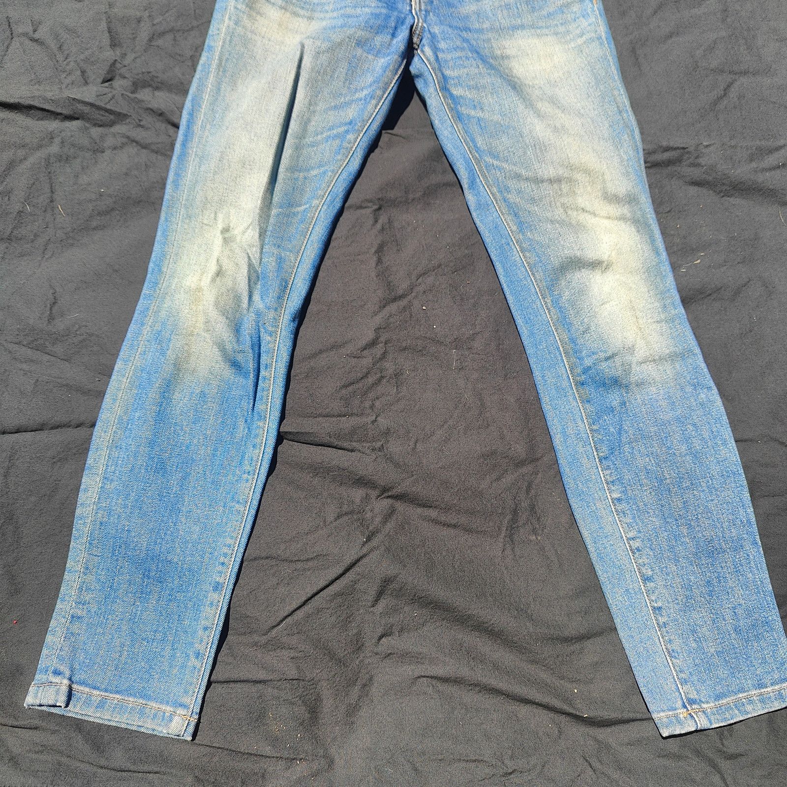 6397 6397 Mini Skinny Jeans Womens 25 Dirty Faded Light Wash Size 25" / US 0 / IT 36 - 3 Thumbnail
