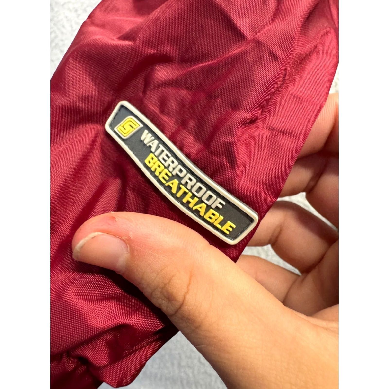 Vintage Stearns DryWear Waterproof Breathable Jacket L Unisex Adults Red Nylon With Hood 9434 Size US L / EU 52-54 / 3 - 5 Thumbnail
