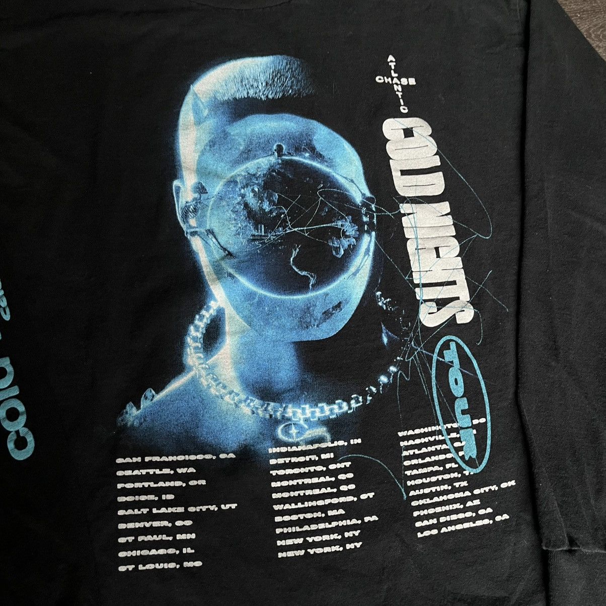 Band Tees × Vintage Chase Atlantic Cold Nights Face Crewneck Tour Longsleeve Tee Size US XL / EU 56 / 4 - 2 Thumbnail