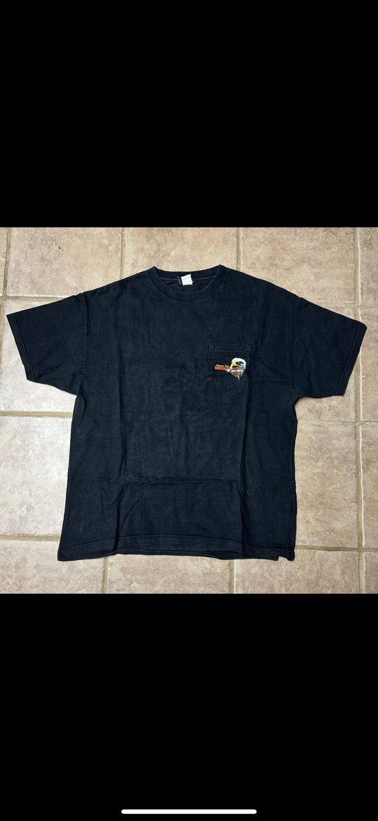 Harley Davidson × Vintage Vintage Harley Davidson Graphic Tee - Huntington, LI Size US XL / EU 56 / 4 - 2 Thumbnail