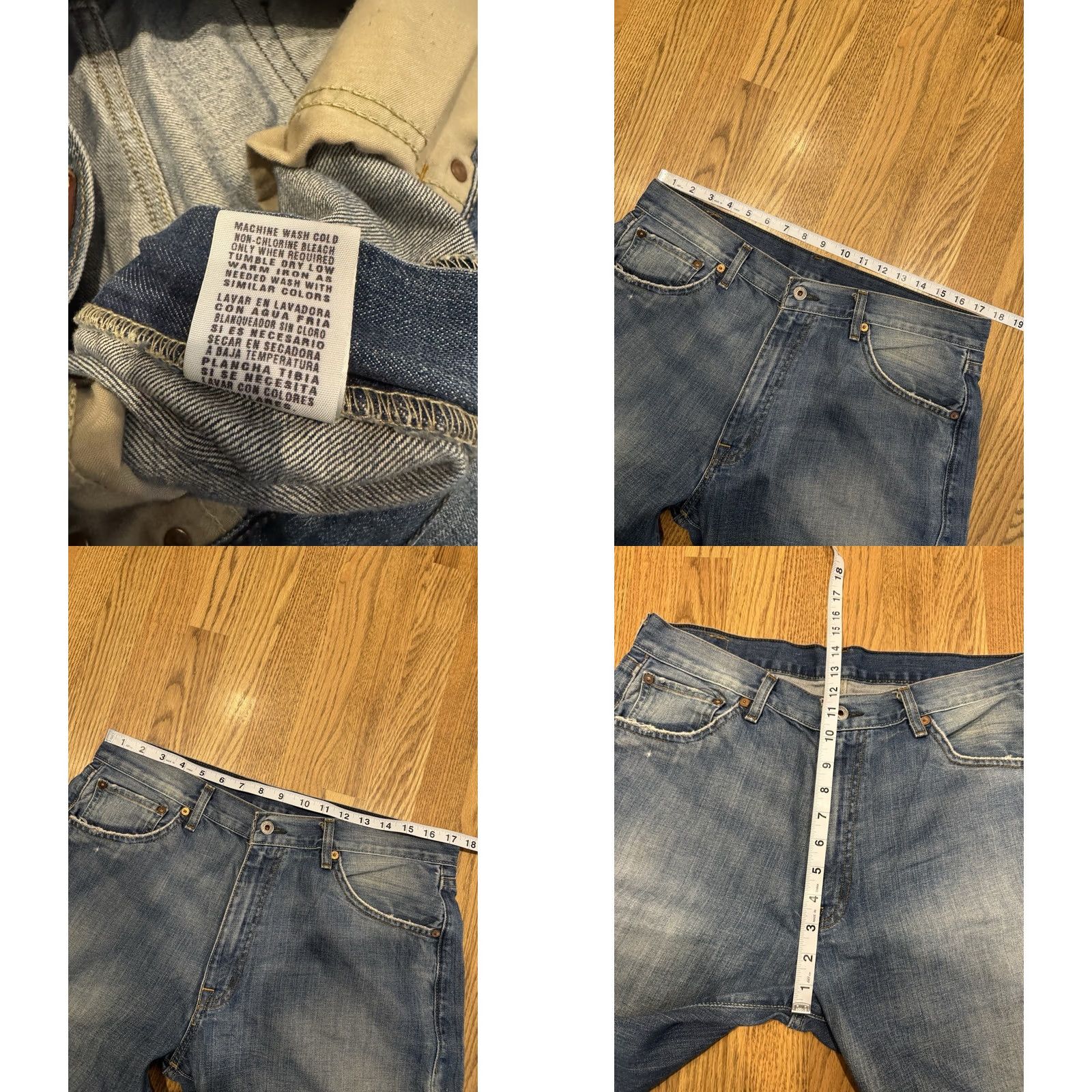 Polo Ralph Lauren VINTAGE Polo Ralph Lauren Jeans Co Blue Denim Pants Size 36x30 Original Fit Vtg Size US S / EU 44-46 / 1 - 8 Thumbnail