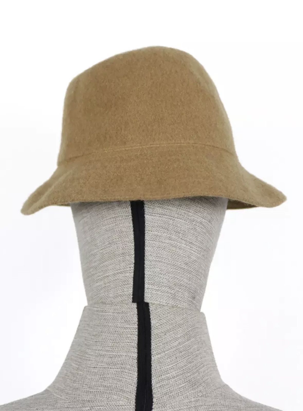 Kangol Kangol Logo Beige Wool Bucket Hat Size ONE SIZE - 3 Thumbnail