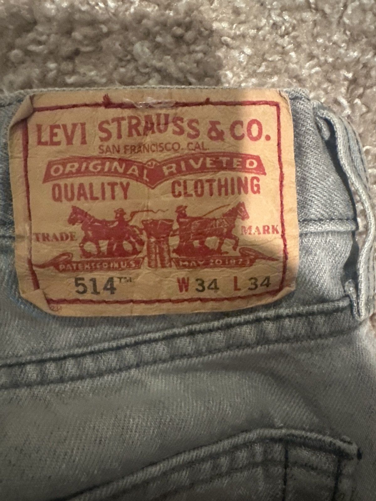 Levi's Levi pants grey Size US 34 / EU 50 - 1 Thumbnail
