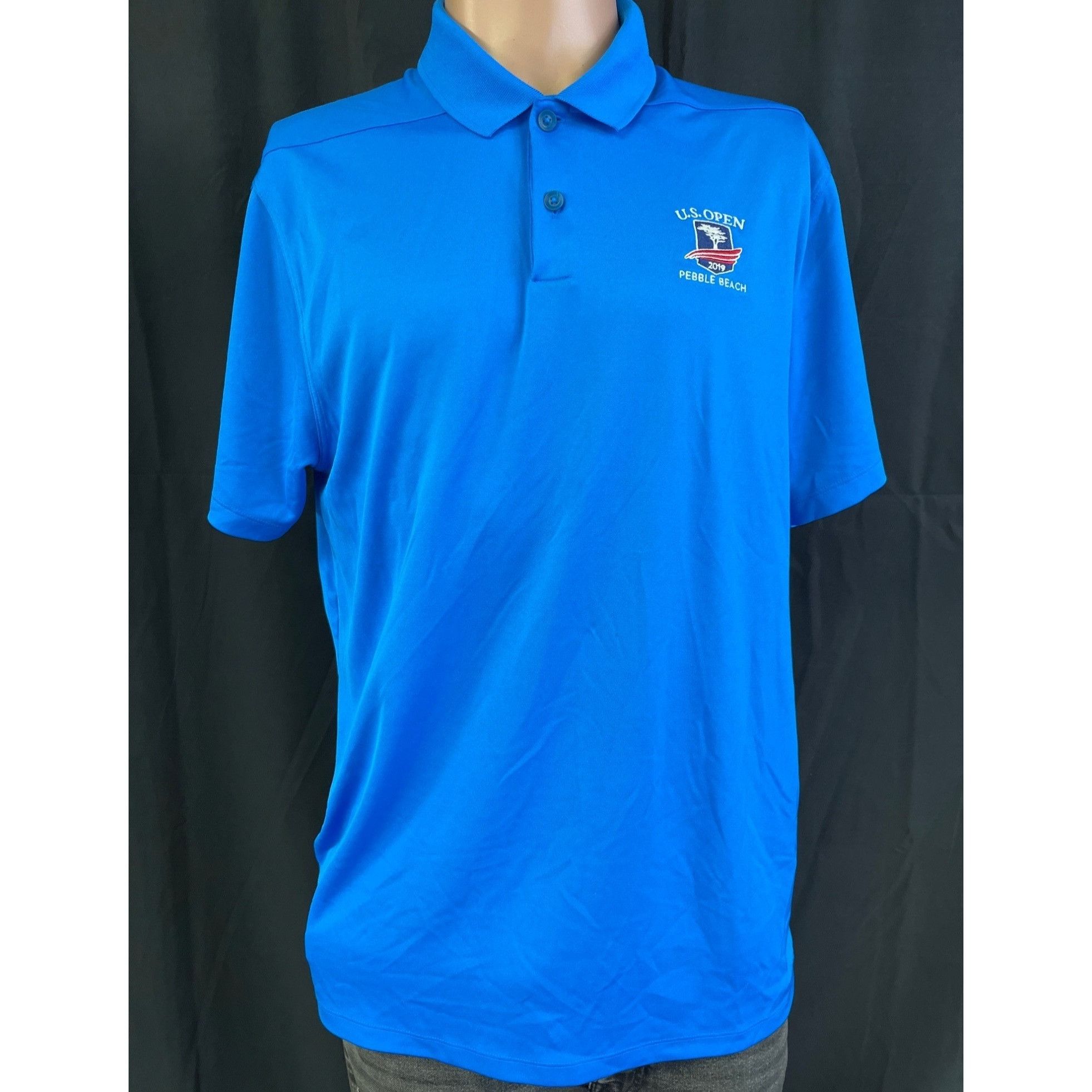Nike Nike Golf Dri-Fit Men's Blue Golf Shirt/Polo Sz M SKU 4263 Size US M / EU 48-50 / 2 - 1 Thumbnail