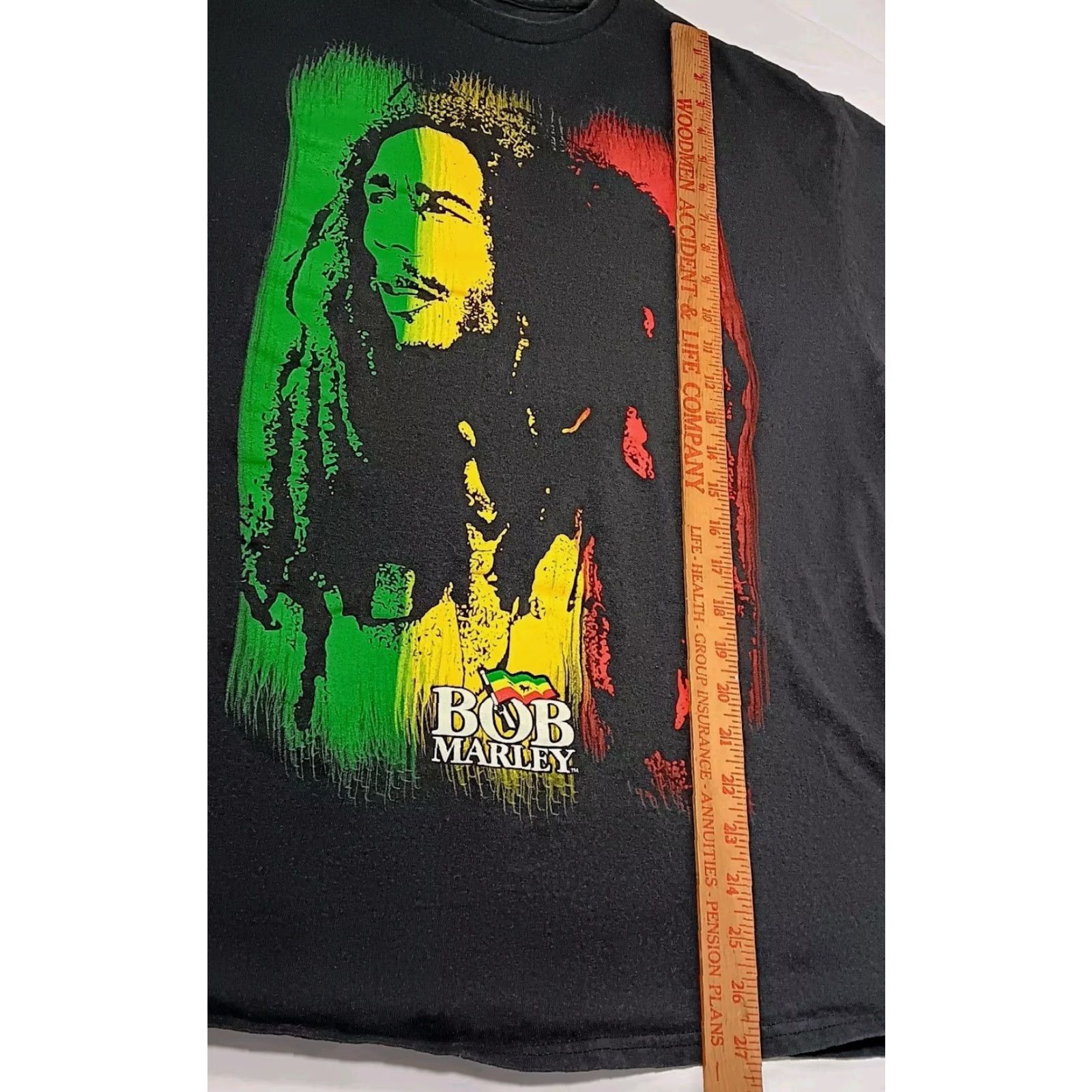 Vintage VINTAGE Bob Marley Shirt Zion Rootswear T-Shirt XL Black Crew Neck Short Sleeve Reggae Music Rasta Rastafari 1980s Mens Size US XL / EU 56 / 4 - 6 Thumbnail