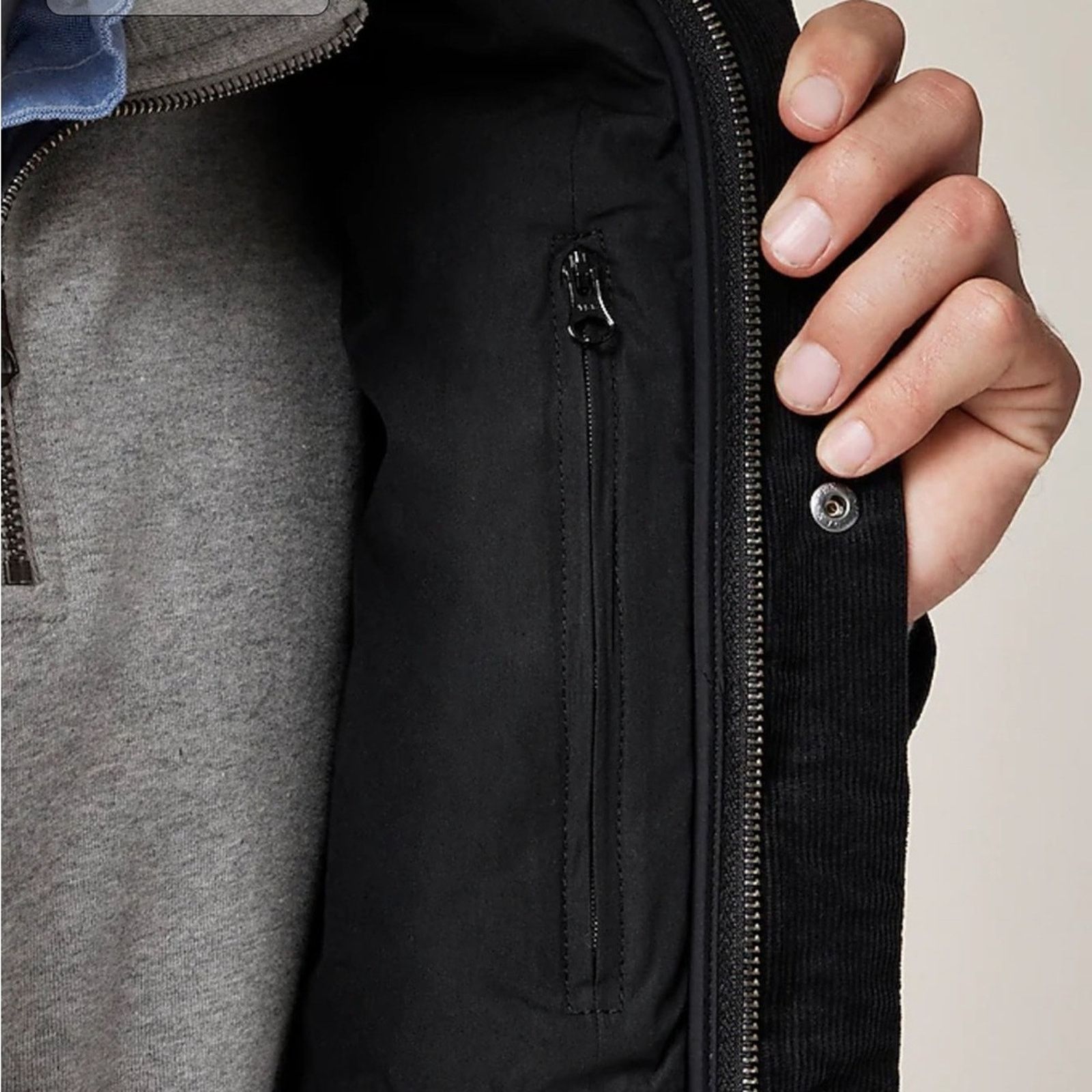 J.Crew J. Crew Sussex quilted jacket with PrimaLoft® Gray Sz Medium Size US M / EU 48-50 / 2 - 2 Thumbnail