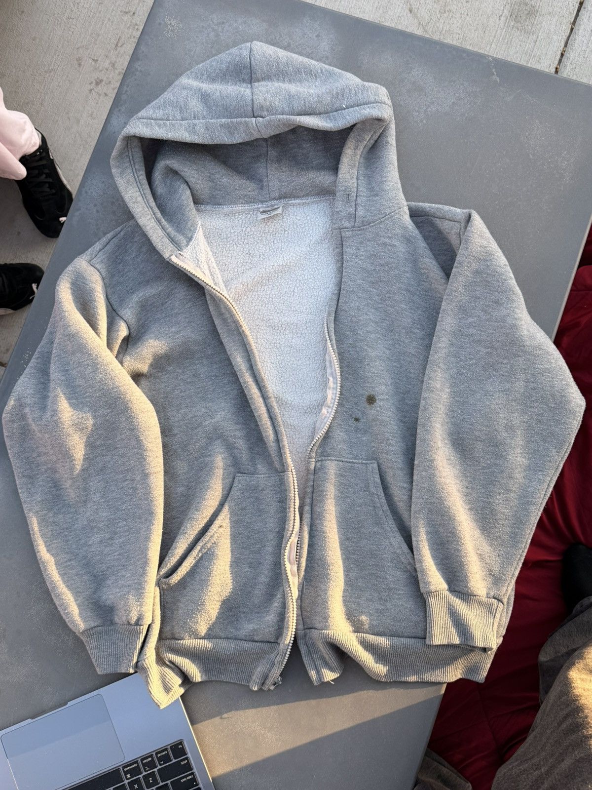 Other Thrifted Zip Up Jacket – Gray – Size M – Vintage Size US M / EU 48-50 / 2 - 3 Thumbnail