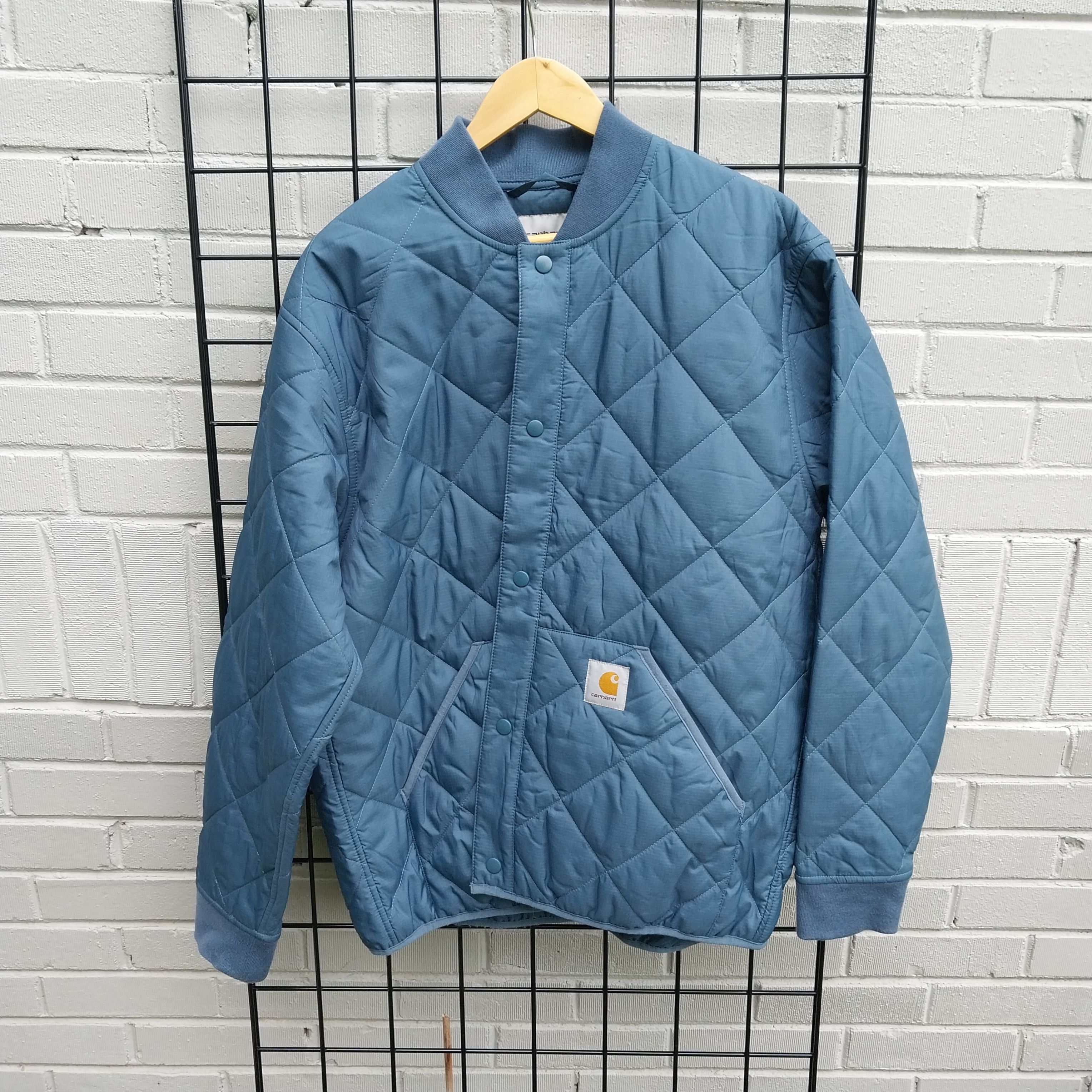 Image of Carhartt Wip XL Barrow Liner Jacket Coat Supreme Jjjjound in Light Blue, Men's