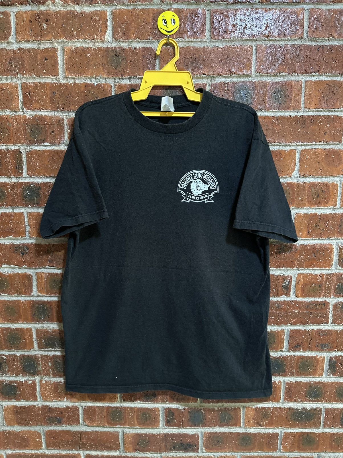 Vintage Vintage Black Hog Saloon Aruba Faded Tee Size US XL / EU 56 / 4 - 5 Thumbnail
