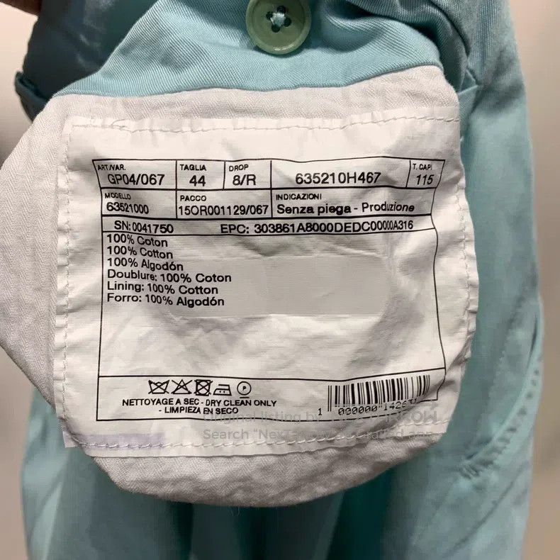 Hermes Hermes Solid Color Mid Rise Zipper Straight Leg Casual Pan Size US 44 / EU 60 - 4 Thumbnail