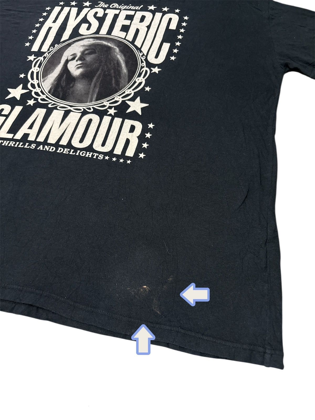 Hysteric Glamour ‼️RARE‼️HYSTERIC GLAMOUR “THRILLS AND DELIGHT” TSHIRT TEE🔥 Size US XXL / EU 58 / 5 - 10 Thumbnail