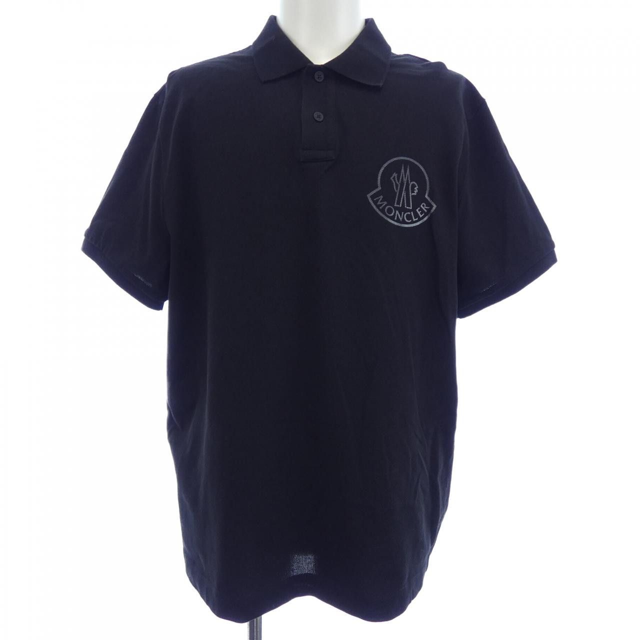 Moncler Moncler Moncler Cotton Polo Shirt Textile Tops 20918A71710 DUTY FREE for USA Size ONE SIZE - 1 Thumbnail