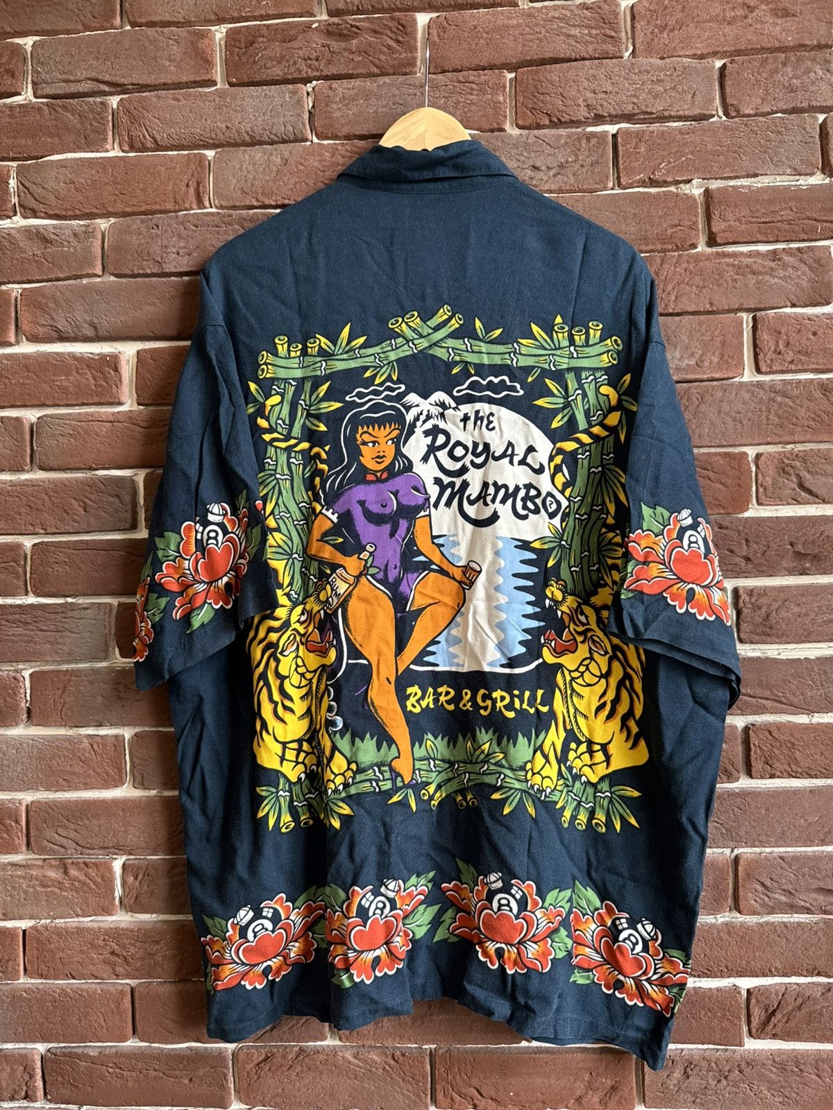 Mambo Vintage 90s MAMBO Shirt Traditional Tattoo Australia Hawaii Size US L / EU 52-54 / 3 - 2 Thumbnail