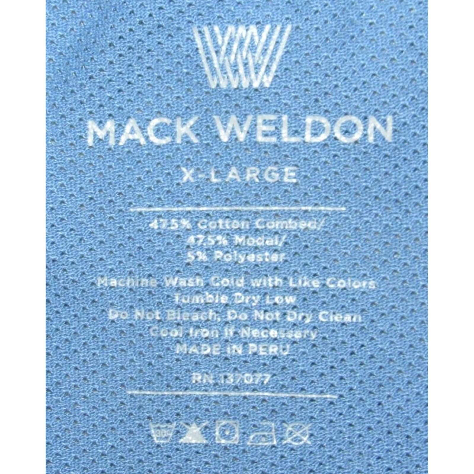Vintage MACK WELDON Blue Short Sleeve Polo Shirt XL Mens Polo shirt Blue XL Size US XL / EU 56 / 4 - 4 Thumbnail