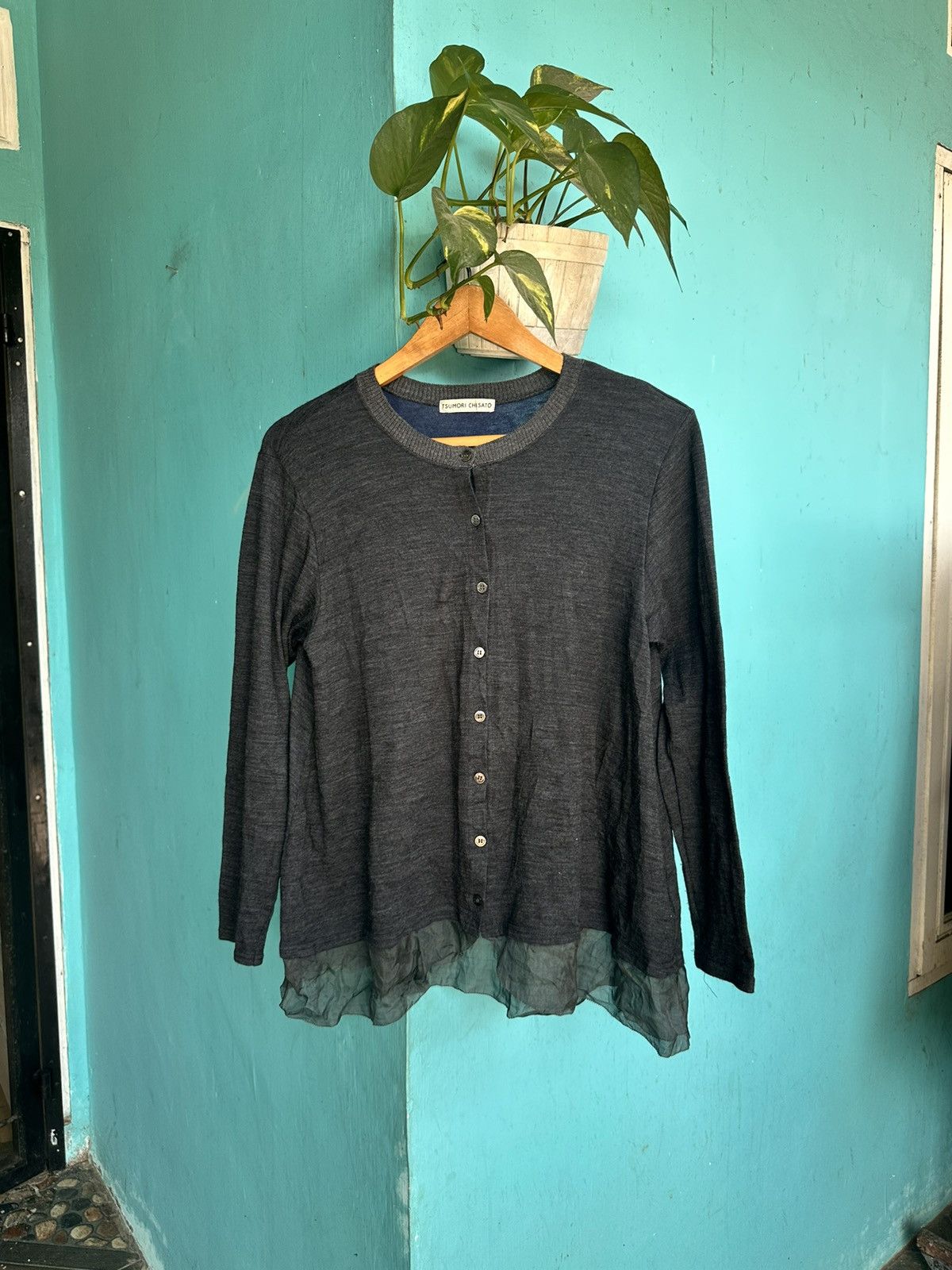 Issey Miyake × Japanese Brand × Tsumori Chisato Tsumori Chisato Long Sleeve Knit button Blouses Size M / US 6-8 / IT 42-44 - 1 Thumbnail