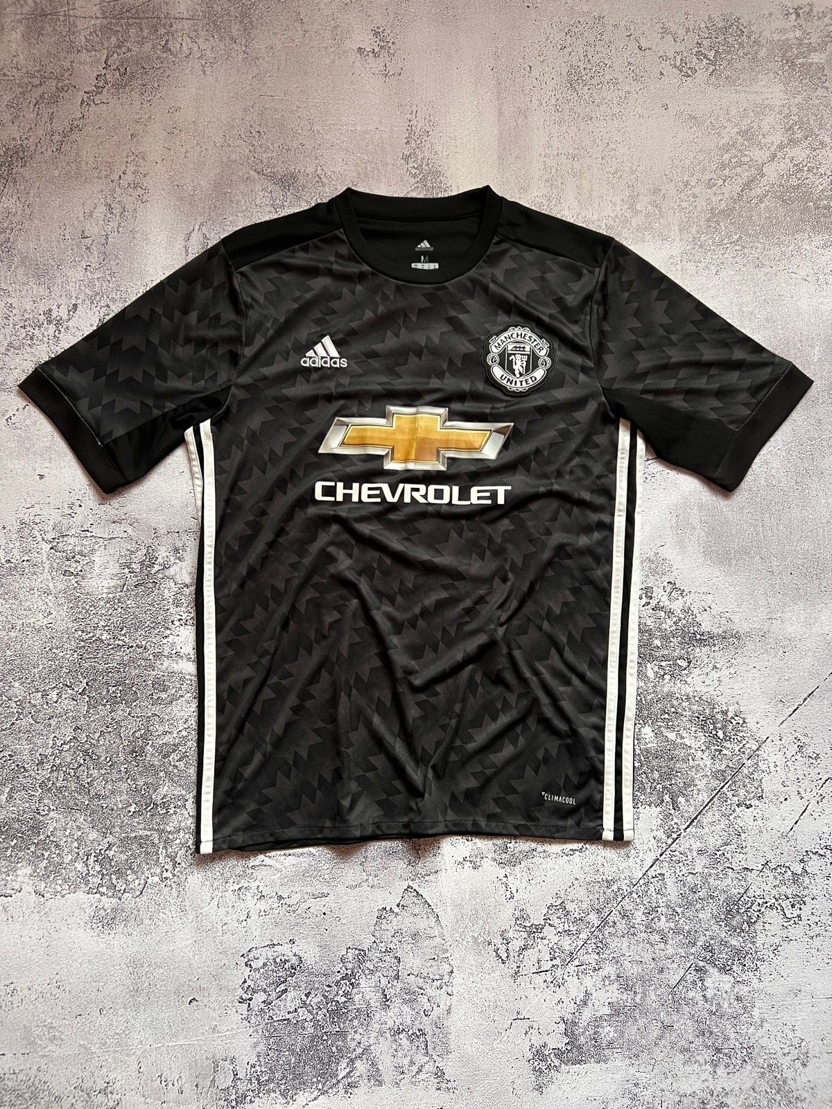 Pre-owned Adidas X Manchester United 2017 Manchester United Adidas Soccer Football Jersey In Black