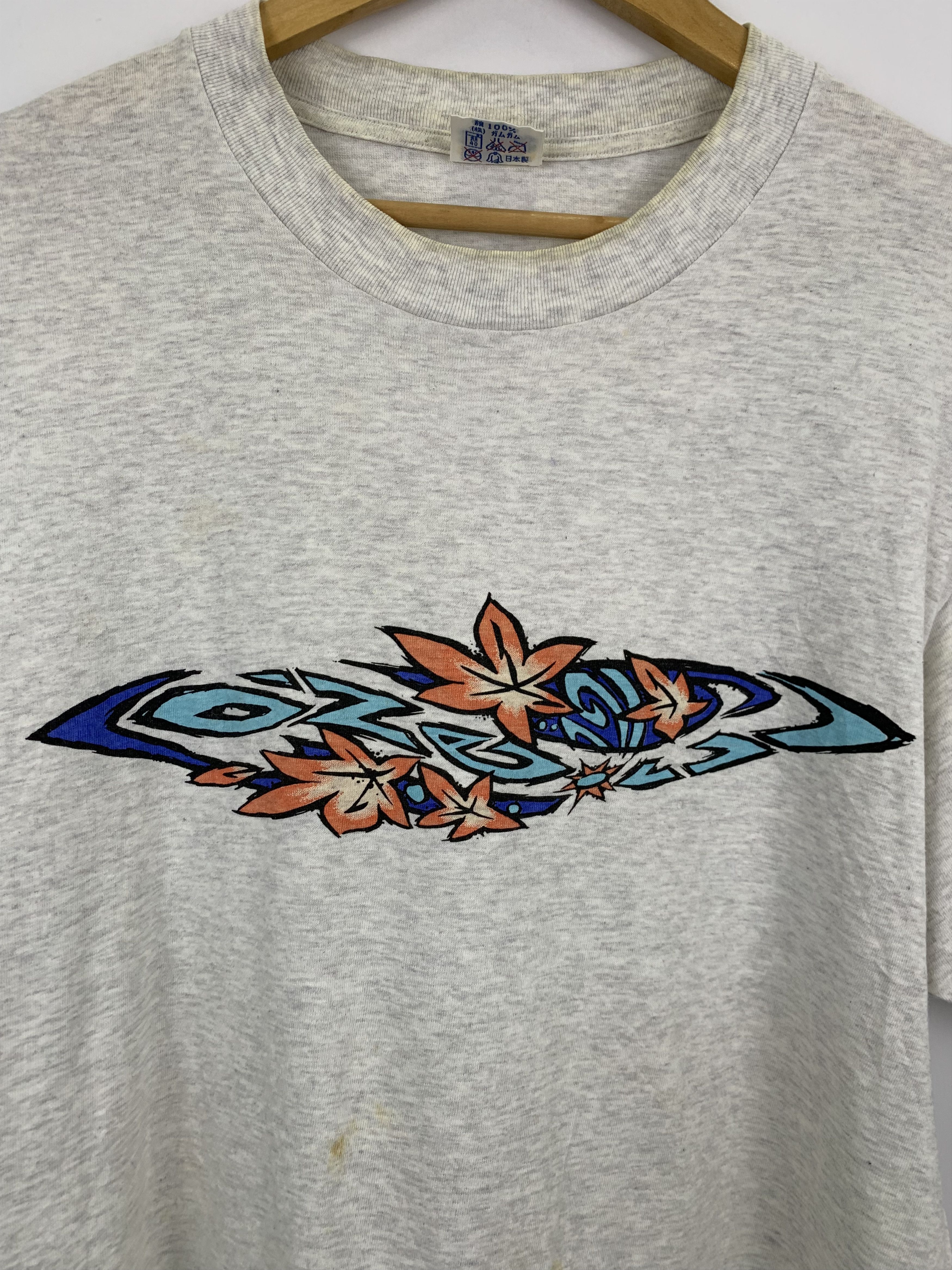 O'Neill × Vintage Vintage 90s Oneill Leaf Made In Japan T Shirt TA0115 Size US M / EU 48-50 / 2 - 8 Thumbnail