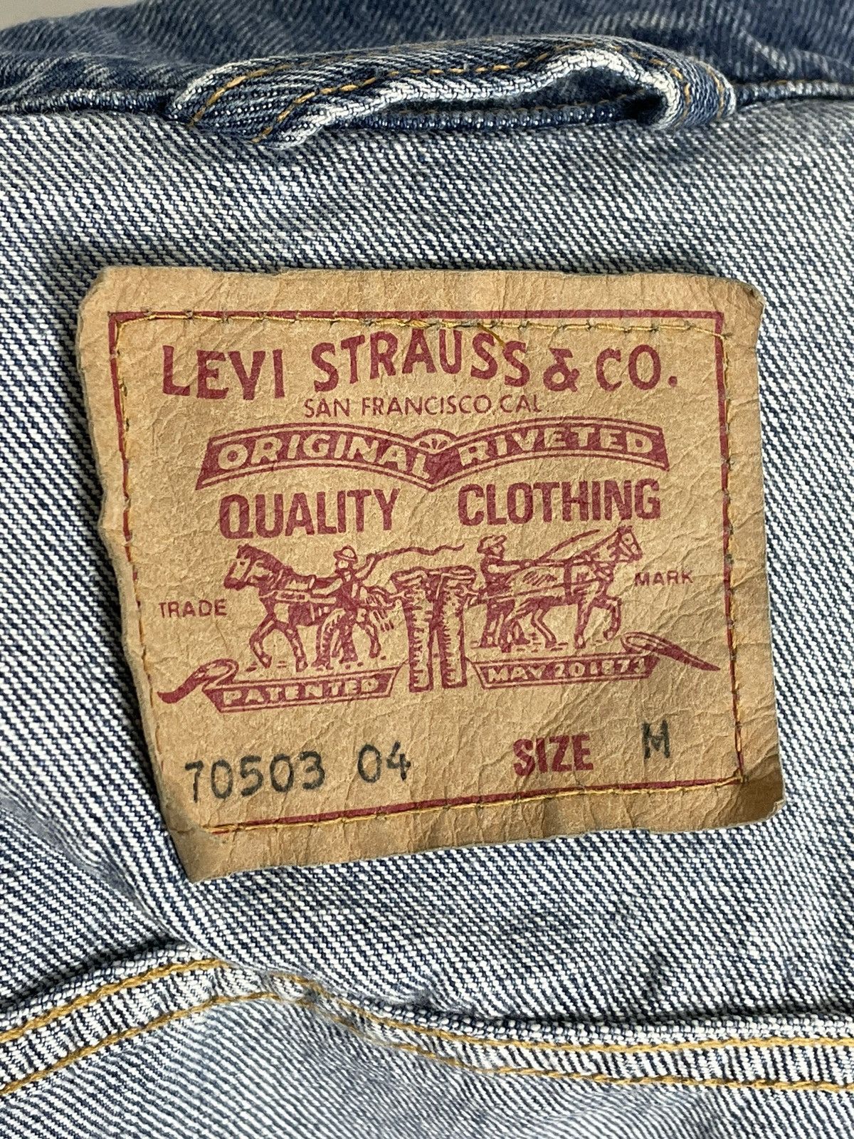Levi's 1990's Vintage Levi's 70503 Denim Jacket Size US M / EU 48-50 / 2 - 17 Thumbnail