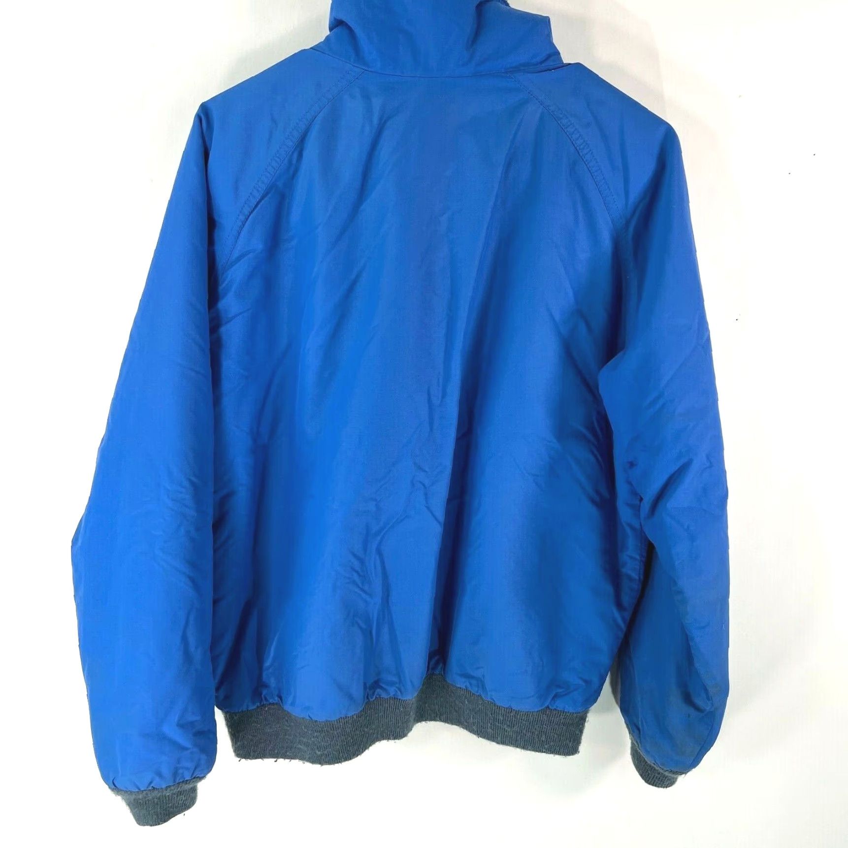 Vintage L.L. Bean Womens Bomber Jacket Blue Long Sleeves Fleece Lined Size M Size M / US 6-8 / IT 42-44 - 2 Thumbnail