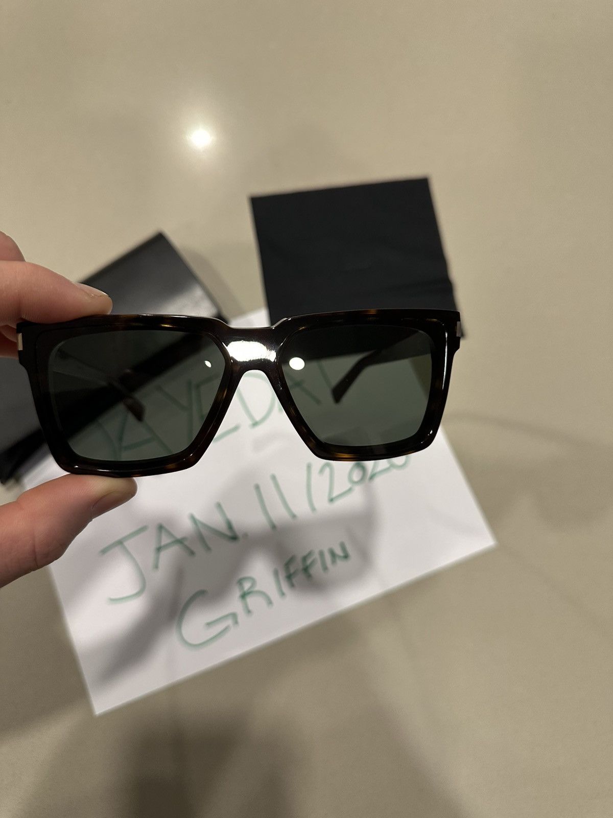 Saint Laurent Paris Saint Laurent SL610 002 Sunglasses Size ONE SIZE - 2 Thumbnail