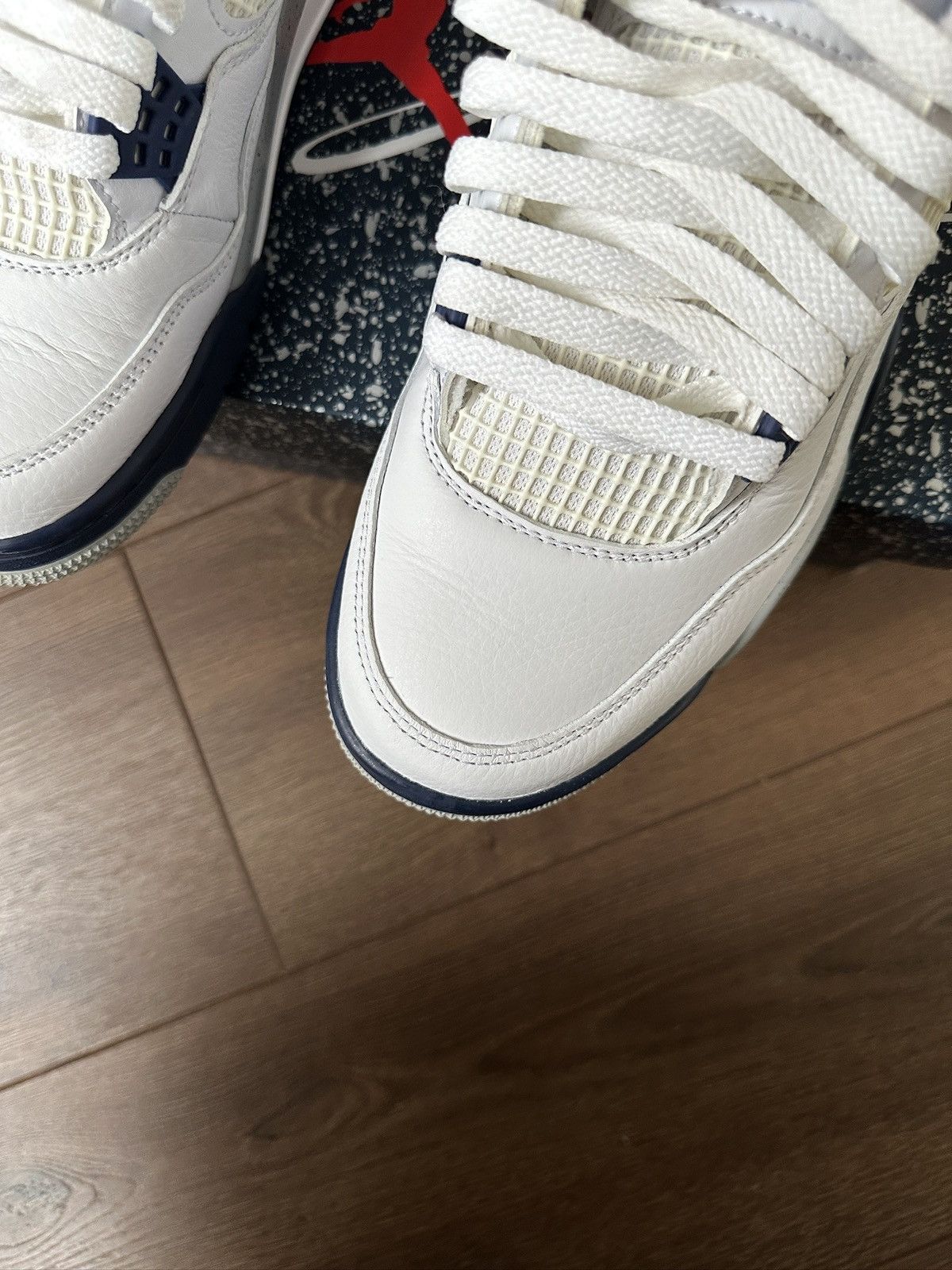 Jordan Brand Jordan 4 Midnight Navy Size US 9.5 / EU 42-43 - 8 Thumbnail