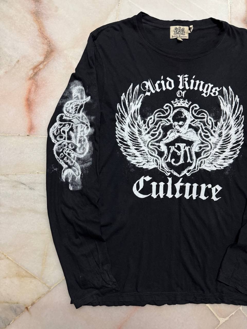 If Six Was Nine 💥Insane💥Acid Rings Cuoture Poem Gothic T-shirt Peru Made Size US M / EU 48-50 / 2 - 3 Thumbnail