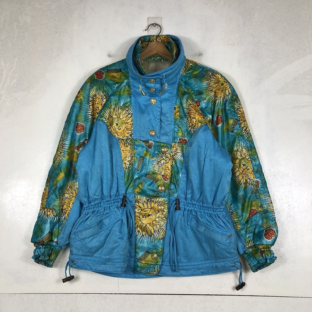 Japanese Brand 📌VINTAGE BOMBER JACKET SKI WINTER LAFONT ITALY FULL PRINT Size US L / EU 52-54 / 3 - 2 Thumbnail