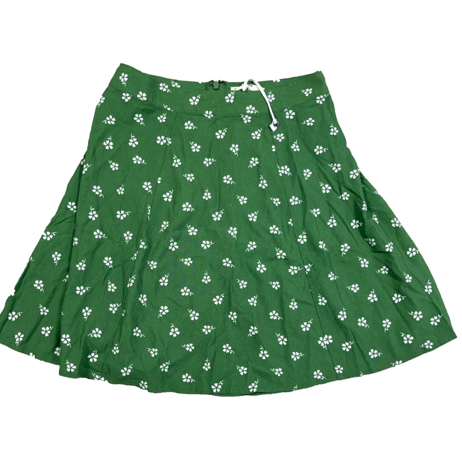 Marine Layer Marine Layer Skirt Womens Size 0 Mini Floral Green Back Zip Lightweight Short Bohemian Beach Spring Summer Fall Women Size 25" / US 0 / IT 36 - 2 Thumbnail