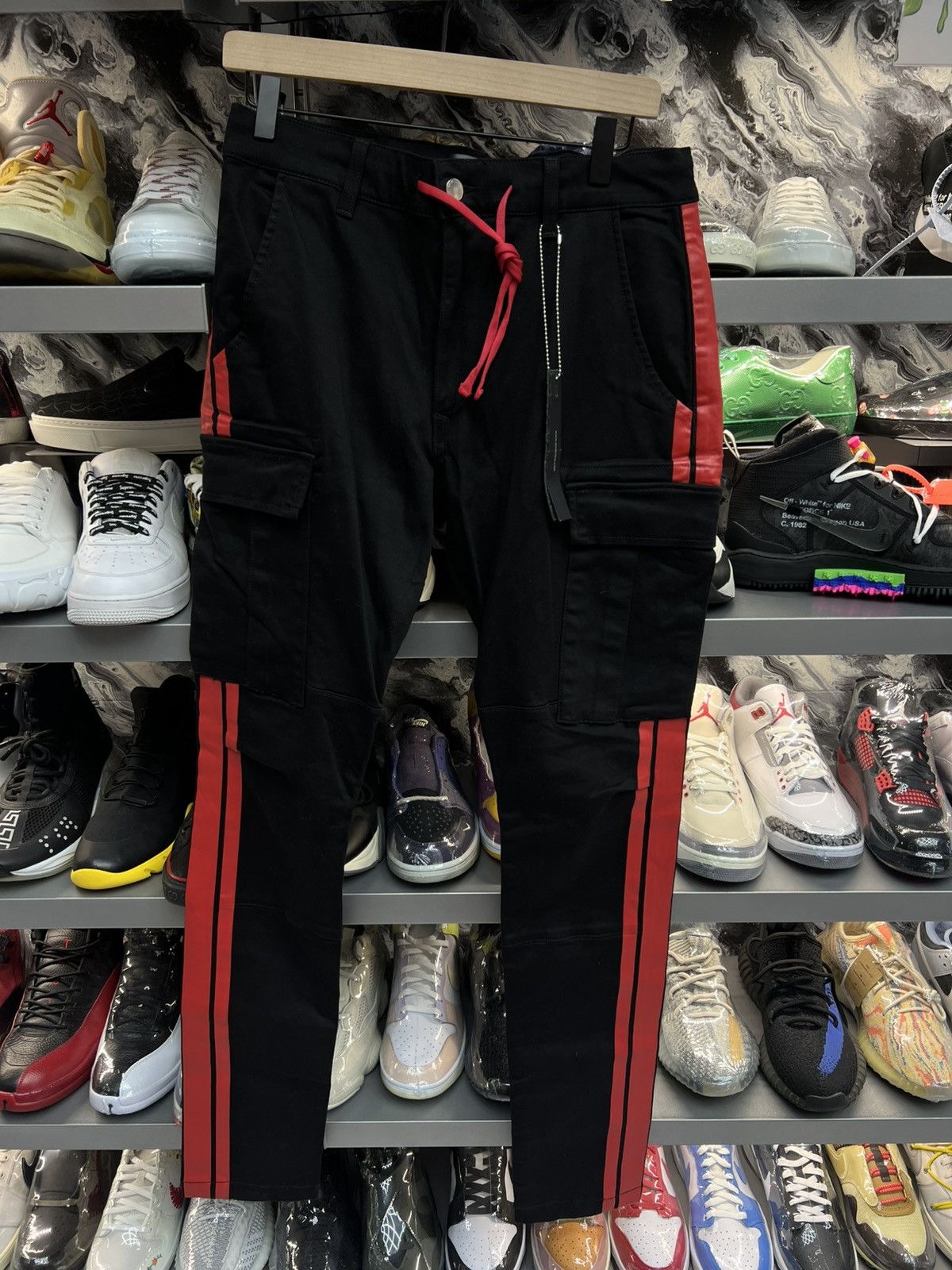 Amiri Amiri Mens Stack Track Cargo Size US 30 / EU 46 - 1 Thumbnail