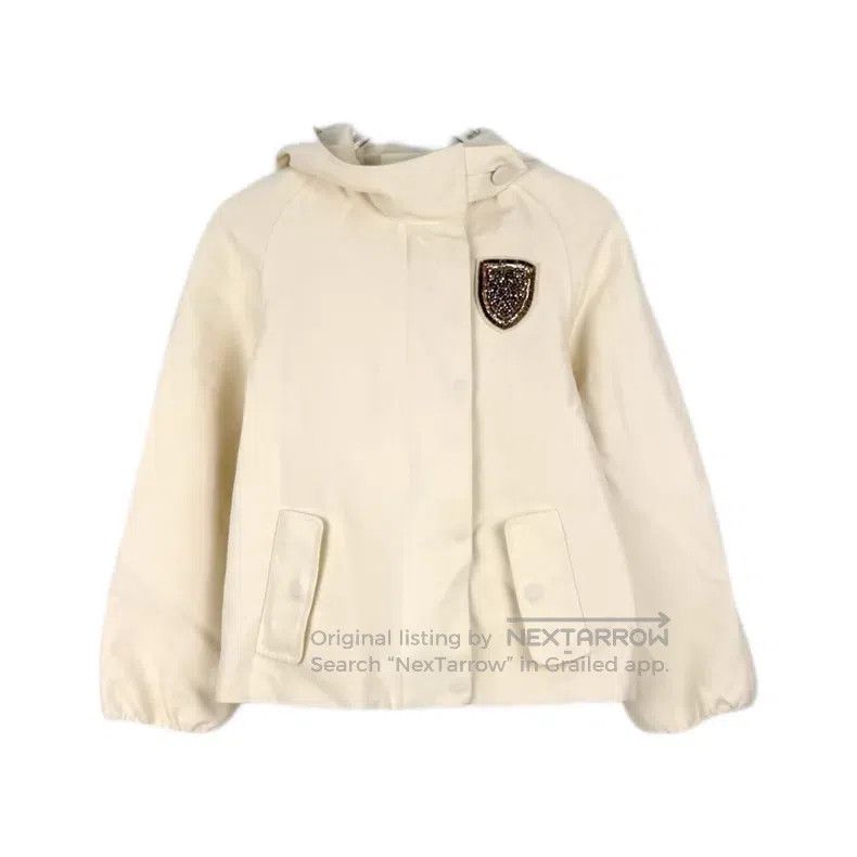 Dior Dior Milk white heavy industry rhinestone bead badge zippe Size XS / US 0-2 / IT 36-38 - 1 Thumbnail