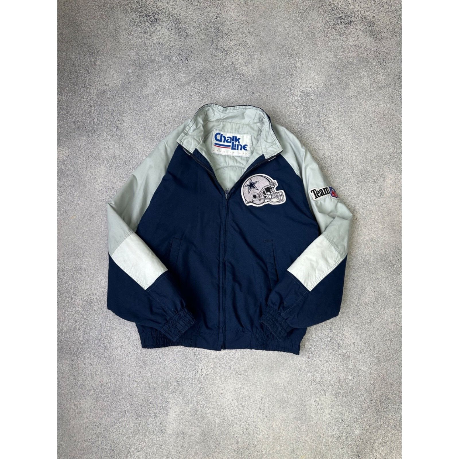 VTG Chalk Line USA NFL New York Giants Bomber Jacket