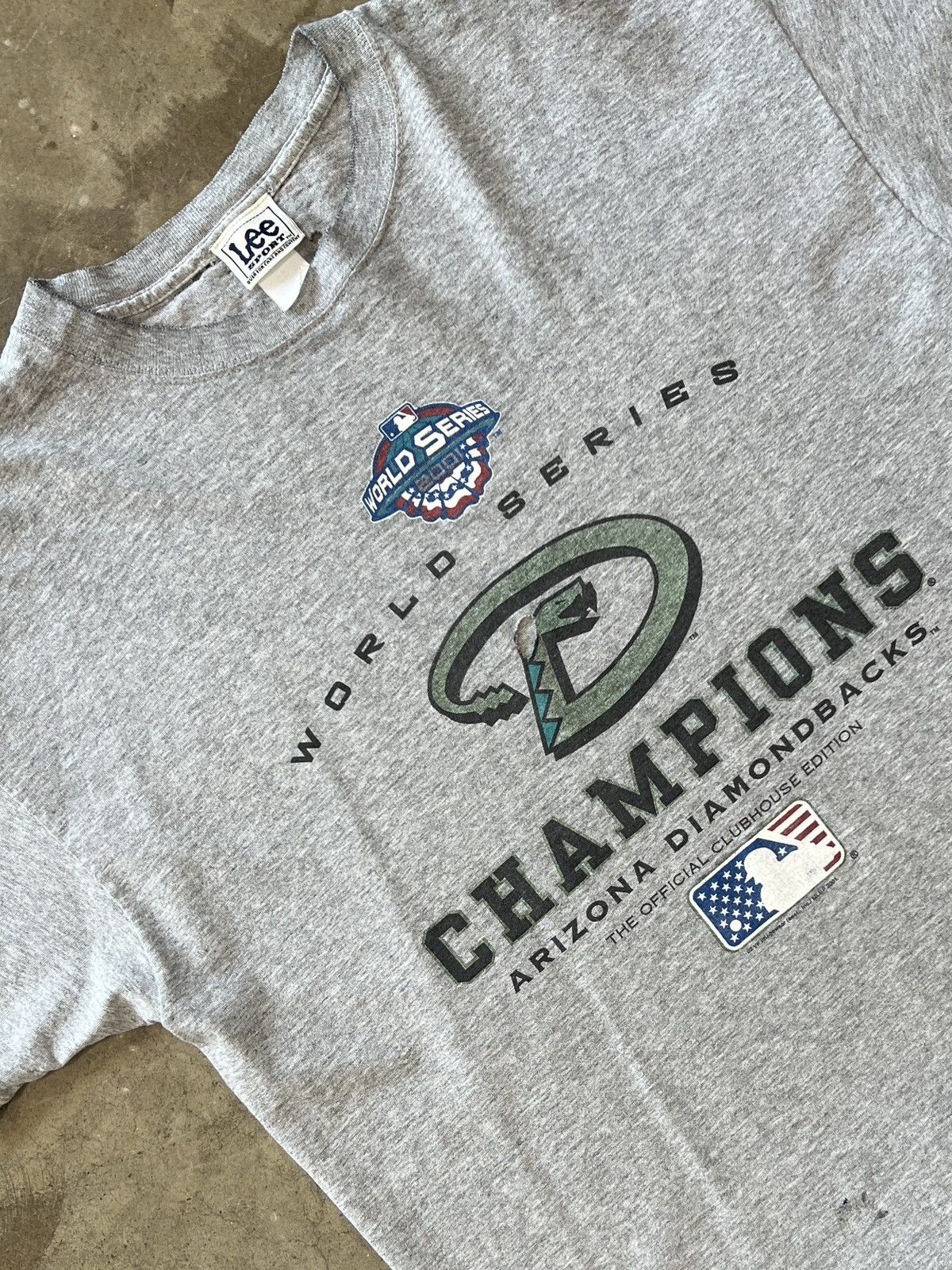 MLB × Vintage Vintage 2001 MLB Diamondbacks World Series Champ Tee Large Size US L / EU 52-54 / 3 - 1 Thumbnail