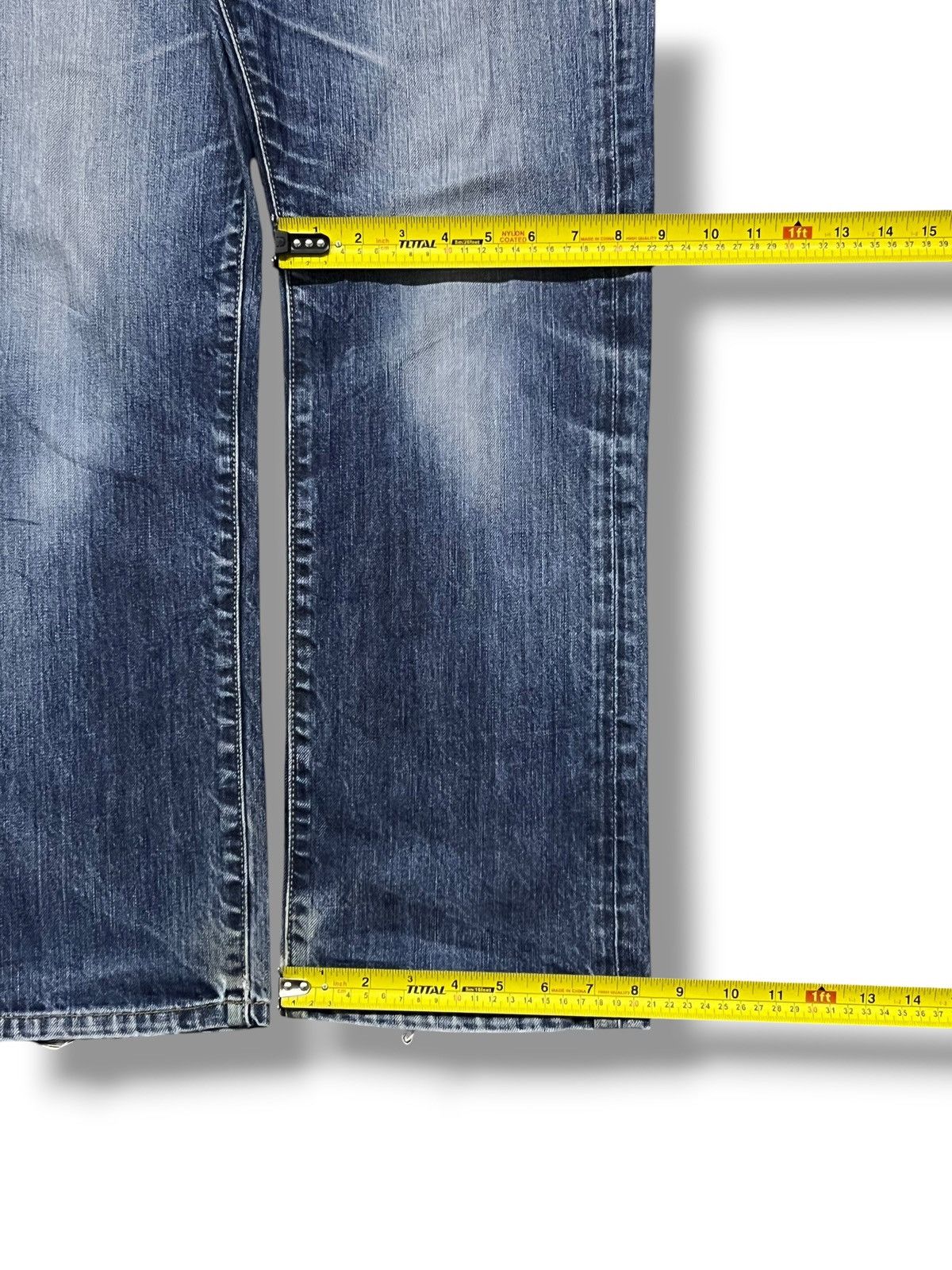 Uniqlo Vintage Uniqlo UJ S002 Japan - Faded Wash, Distressed Denim Size US 34 / EU 50 - 18 Thumbnail