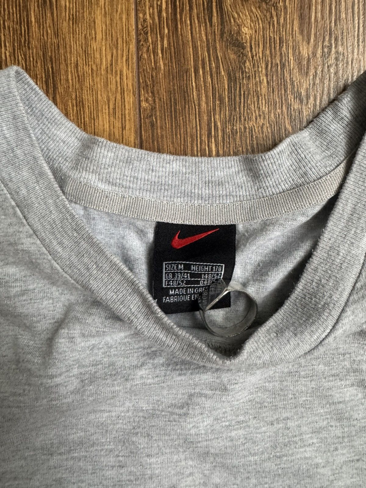 Nike VINTAGE NIKE basic grey tee t shirt Size US M / EU 48-50 / 2 - 4 Thumbnail