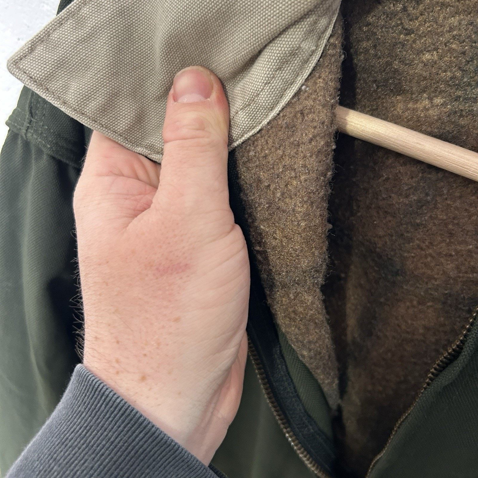 Carhartt Vintage Carhartt Blanket-Lined Detroit Jacket “Olive Green” Size US XL / EU 56 / 4 - 13 Thumbnail