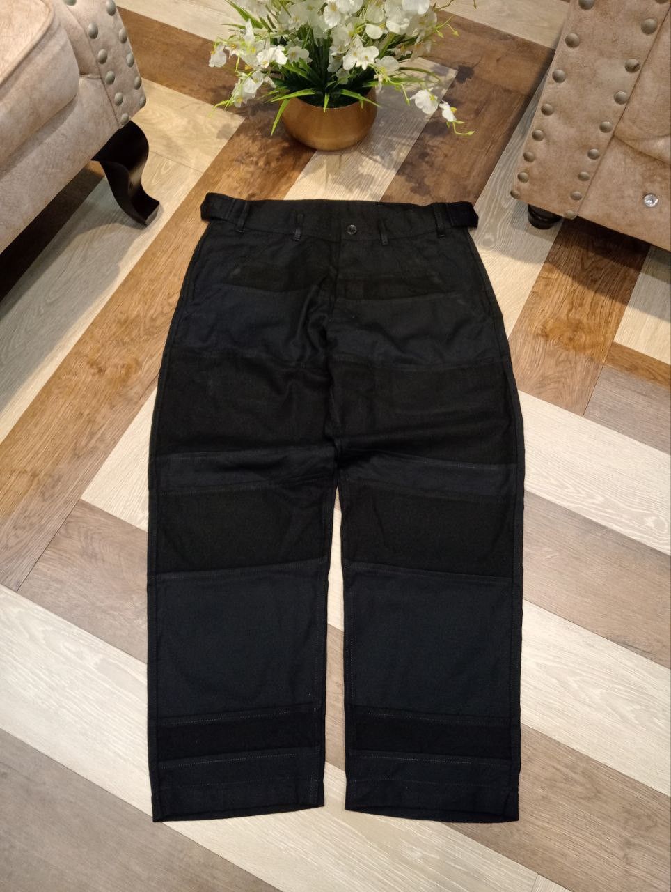 Comme des Garcons SHIRT COMME DES GARCONS SHIRT LAINE WOOL PATCHWORK BAGGY PANTS Size US 35 - 1 Thumbnail