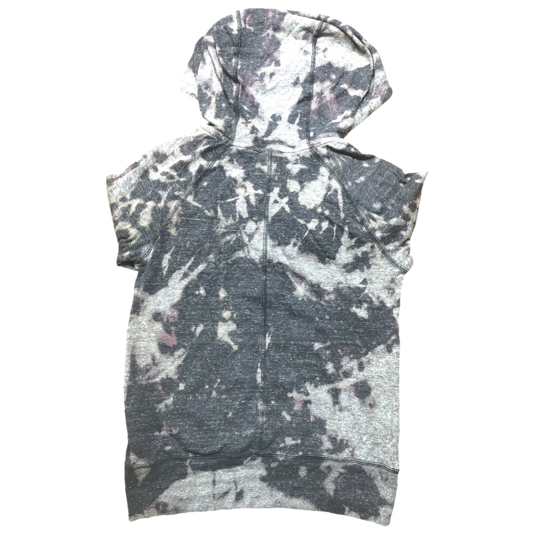 Nike Nike Womens S Hooded T-Shirt Hoodie Gray Acid Wash Tie Dye 1 Of 1 Custom Size S / US 4 / IT 40 - 3 Thumbnail