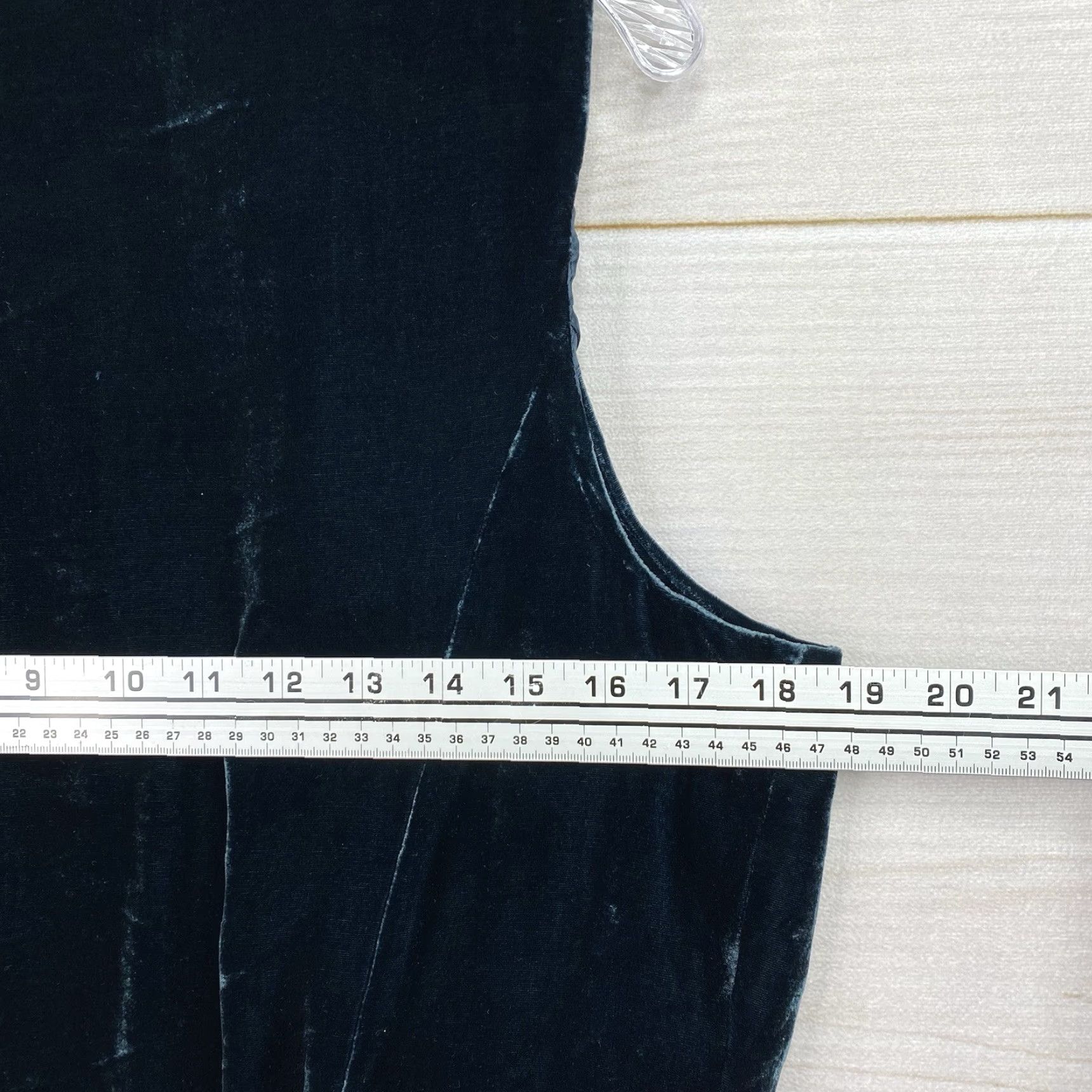Coldwater Creek Coldwater Creek Vest Womens S Green Velvet Draped Silk Blend Whimsygoth Artsy Silk Rayon Lined Open 90s Theme Mens Womens Size S / US 4 / IT 40 - 7 Thumbnail