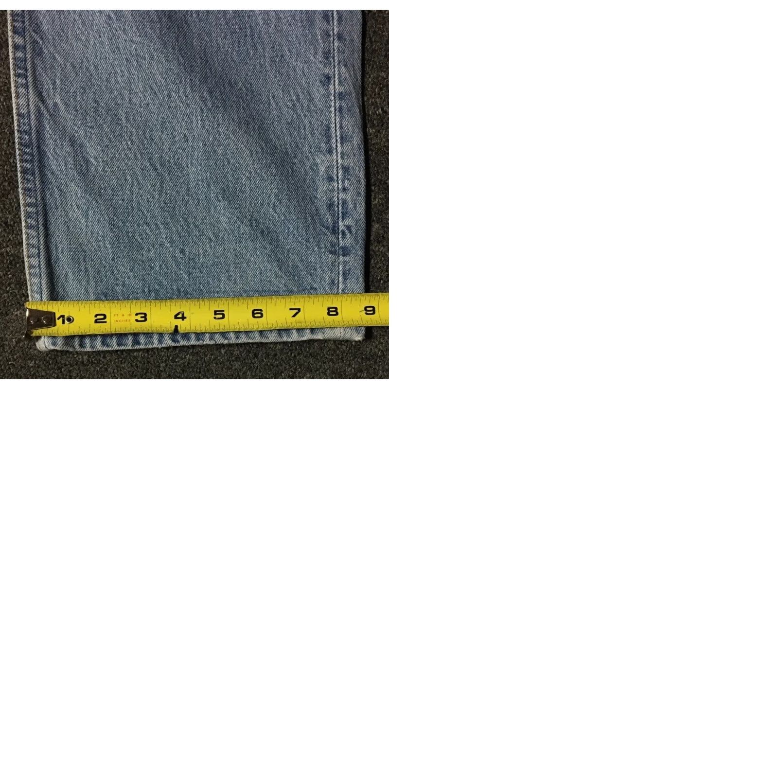 Levi's VINTAGE Levi's 501 Jeans Mens 38 Blue Distressed Button Fly Straight 33 Inseam USA 80s 90s Grunge Punk Rock Biker 1980s 1990s Size US 38 / EU 54 - 9 Thumbnail