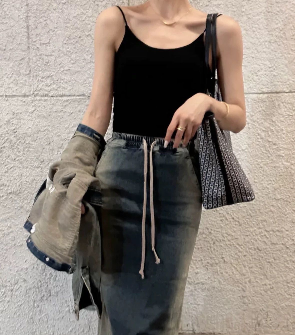 Rick Owens Rick Owens Drkshdw 23SS Geth Bela Gradient Denim Half Skirt Size 26" / US 2 / IT 38 - 7 Thumbnail