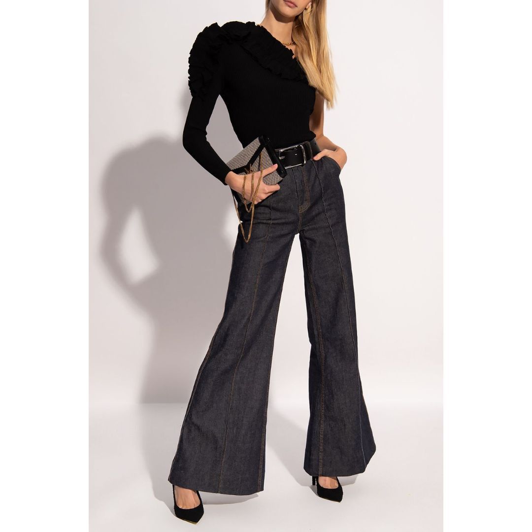Zimmermann Zimmermann High-Rise Flared Jeans- Size 28 Size 28" / US 6 / IT 42 - 7 Thumbnail