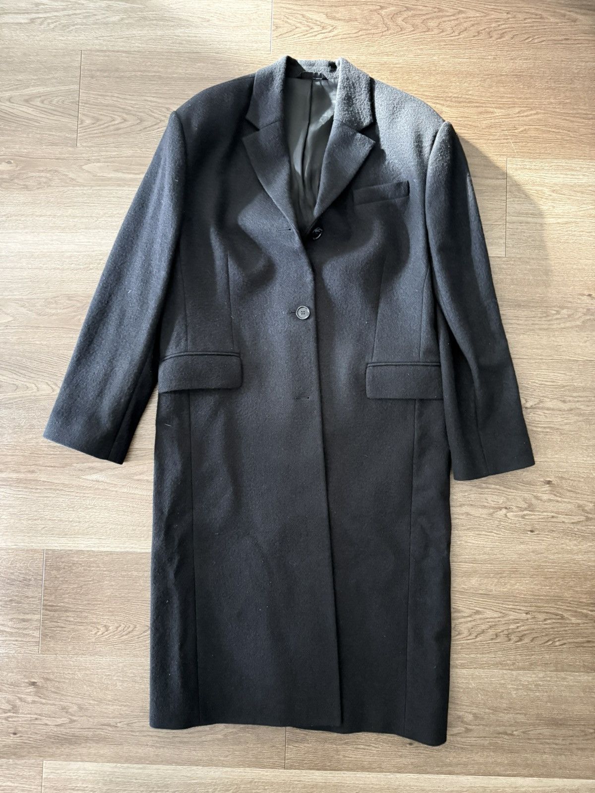 Acne Studios Oversized Wool Overcoat Size US S / EU 44-46 / 1 - 1 Thumbnail