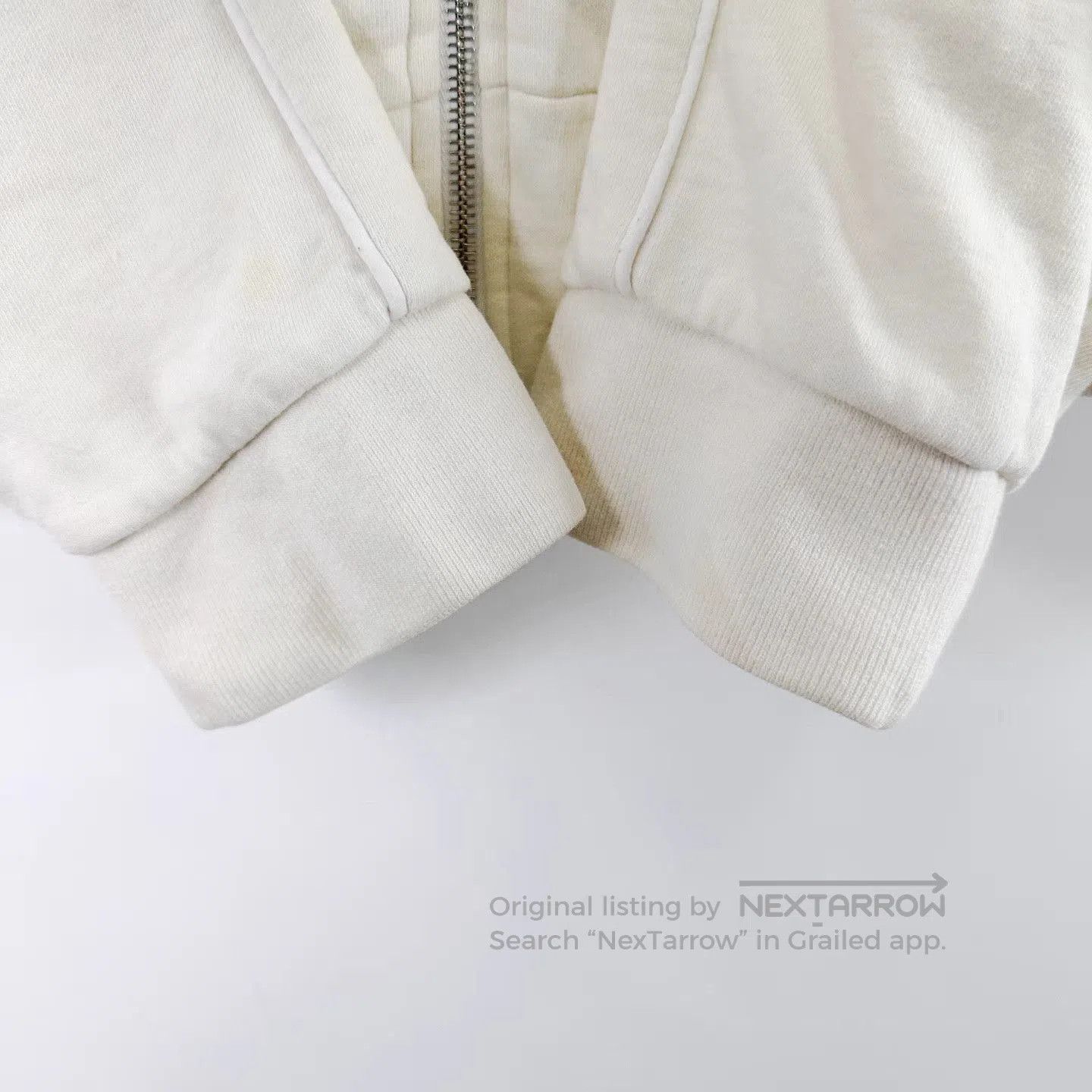 Dior White Zip-Front Collared Bomber Jacket. Size US XL / EU 56 / 4 - 3 Thumbnail